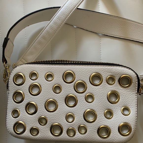 SOLD!    Steve Madden White Crossbody Purse New - Picture 2 of 7